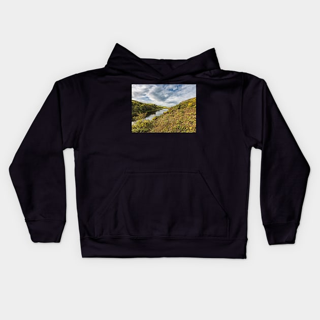 Loch Mire Kids Hoodie by Reg-K-Atkinson